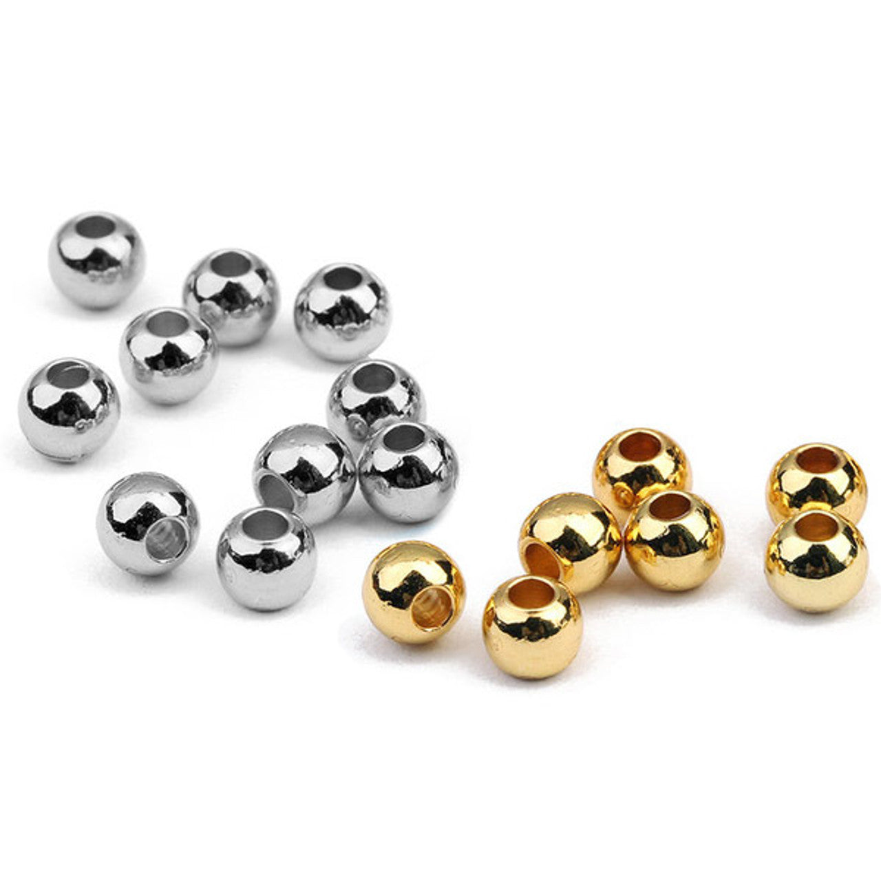 14K Gold Light Weight Round Seamless Bead