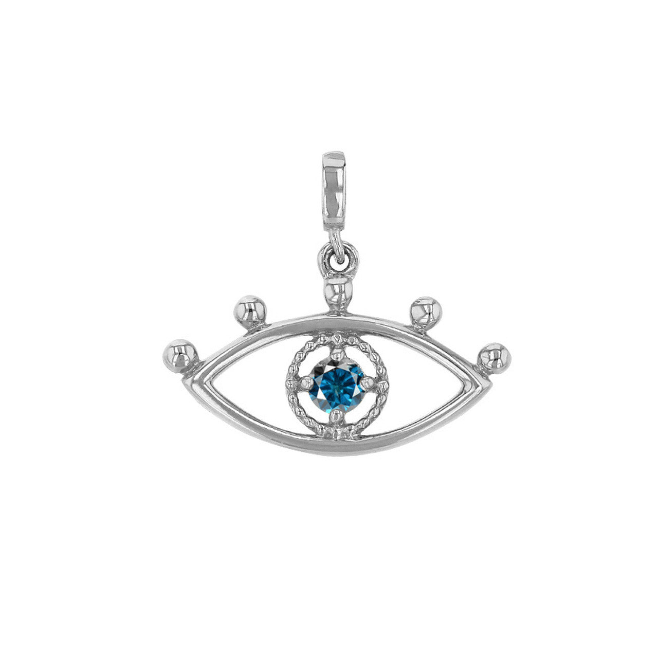 Diamond Eye Charm For Necklace