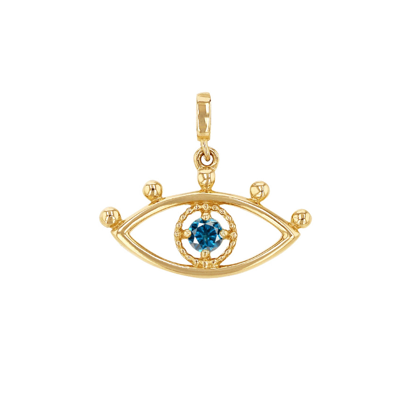 Diamond Eye Charm For Necklace